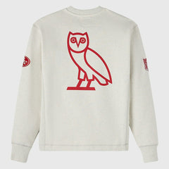 San Francisco 49ers OVO x NFL Unisex Fleece Sweatshirt Heather Gray | NFL