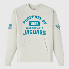 Jacksonville Jaguars OVO x NFL Unisex Fleece Sweatshirt Heather Gray | NFL