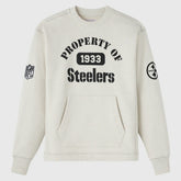 Pittsburgh Steelers OVO x NFL Unisex Fleece Sweatshirt Heather Gray | NFL