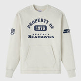 Seattle Seahawks OVO x NFL Unisex Fleece Sweatshirt Heather Gray | NFL