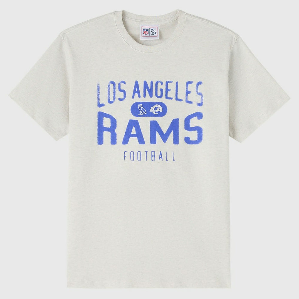 Los Angeles Rams OVO x NFL Unisex T-Shirt Heather Gray | NFL