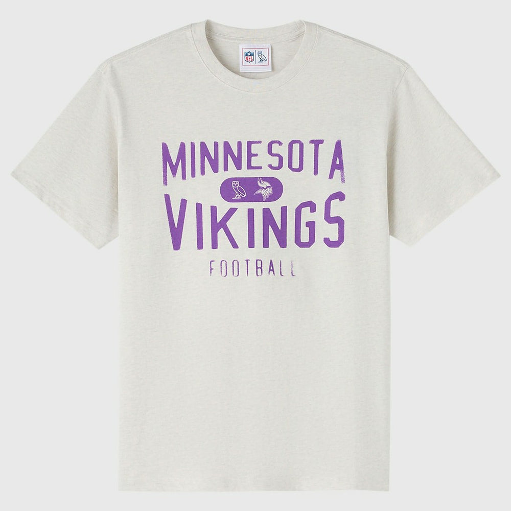 Minnesota Vikings OVO x NFL Unisex T-Shirt Heather Gray | NFL