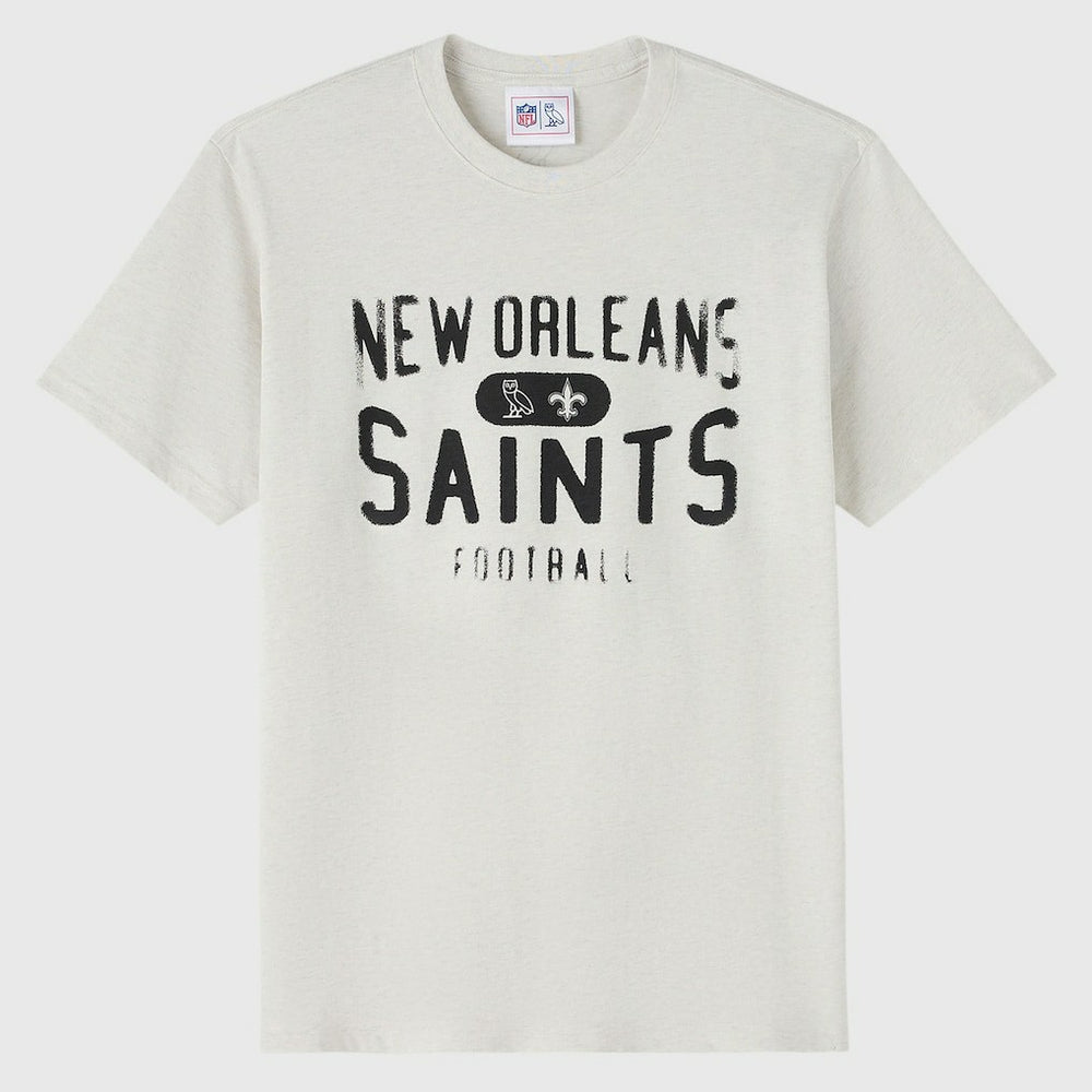 New Orleans Saints OVO x NFL Unisex T-Shirt Heather Gray | NFL