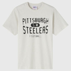 Pittsburgh Steelers OVO x NFL Unisex T-Shirt Heather Gray | NFL