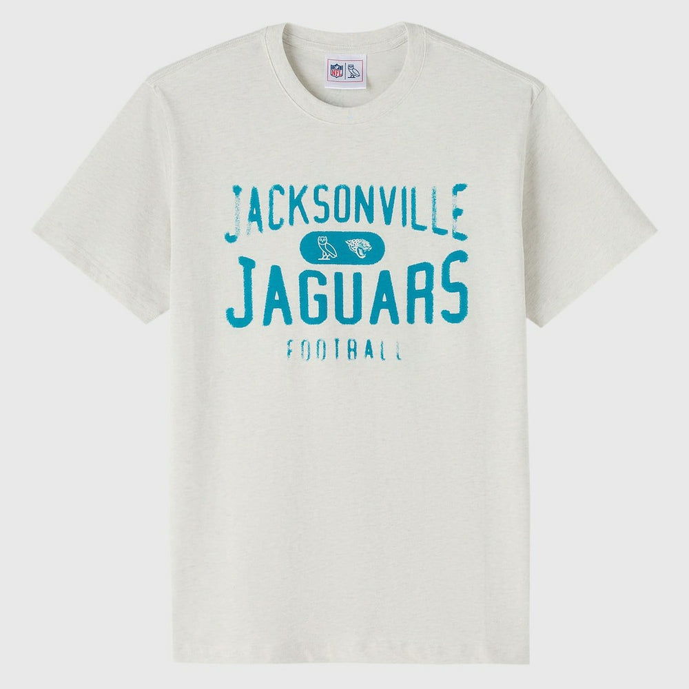 Jacksonville Jaguars OVO x NFL Unisex T-Shirt Heather Gray | NFL