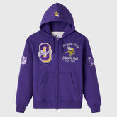 Minnesota Vikings OVO x NFL Unisex Full-Zip Waffle-Lined Hoodie Purple | NFL