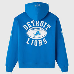 Detroit Lions OVO x NFL Unisex Full-Zip Waffle-Lined Hoodie Blue | NFL
