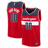 Washington Wizards Fastbreak Custom Jersey Red Icon Edition - NBA