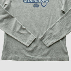 Indianapolis Colts 2007 Long Sleeve T-shirt Heather Gray Vintage | Fanatics