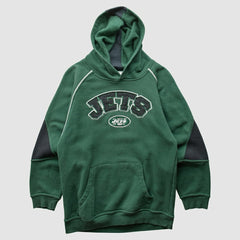 New York Jets NFL 2000s Hooded Pullover Sweatshirt Green Vintage | Fanatics