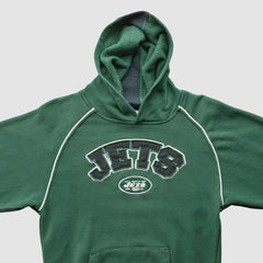 New York Jets NFL 2000s Hooded Pullover Sweatshirt Green Vintage | Fanatics