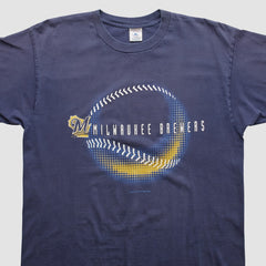 Milwaukee Brewers Logo Athletic 2001 T-shirt - MLB