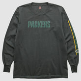 Green Bay Packers NFL 2000s Long Sleeve T-shirt Charcoal Vintage | Fanatics