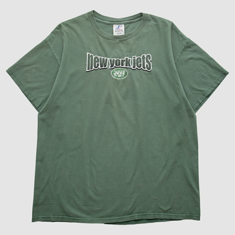 New York Jets Logo Athletic 2000s T-shirt Green Vintage | Fanatics