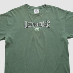 New York Jets Logo Athletic 2000s T-shirt Green Vintage | Fanatics