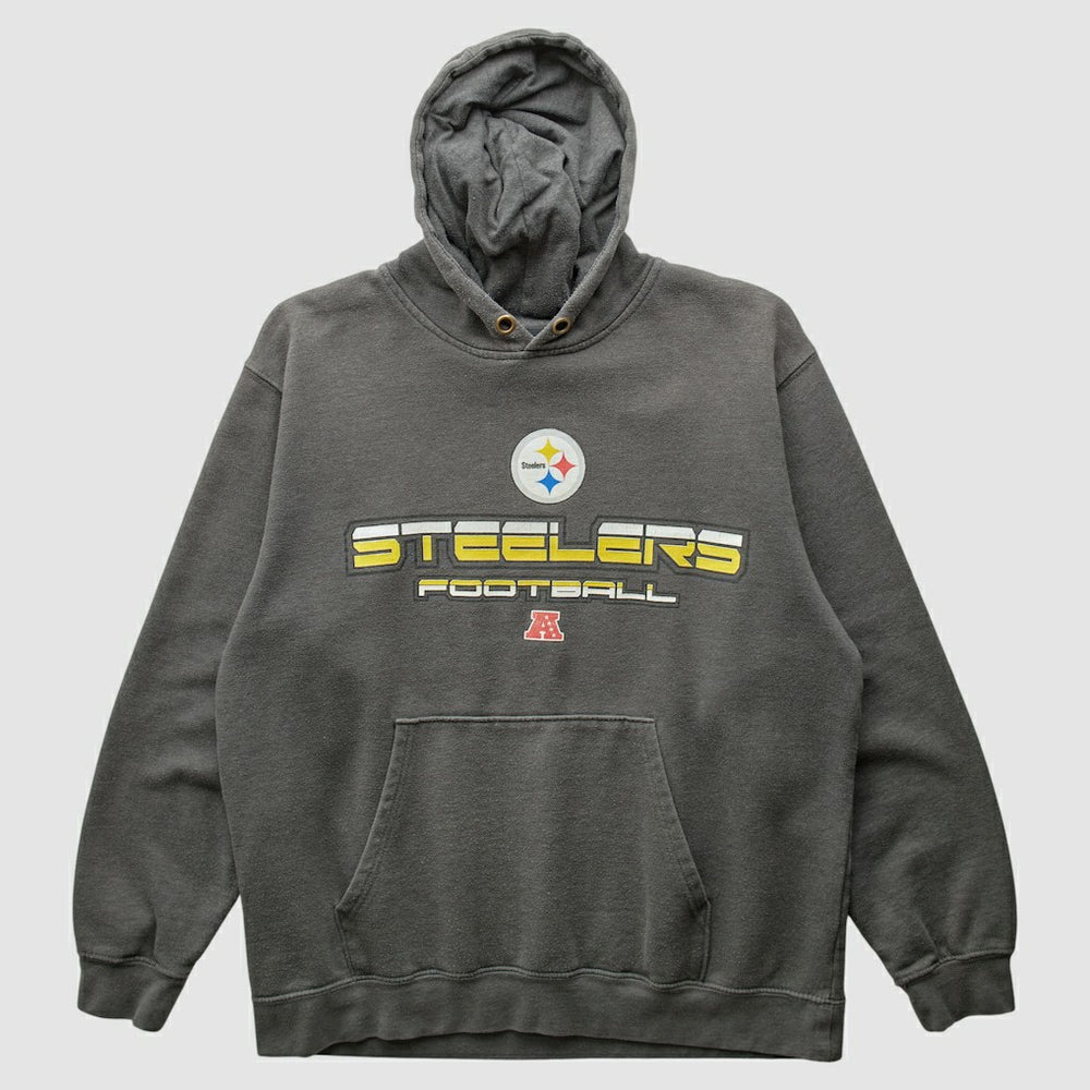 Pittsburgh Steelers NFL 2010s Hooded Pullover Sweatshirt Gray Vintage | Fanatics