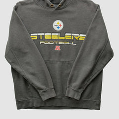 Pittsburgh Steelers NFL 2010s Hooded Pullover Sweatshirt Gray Vintage | Fanatics