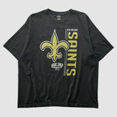 New Orleans Saints Reebok 2010 T-shirt Black Vintage | Fanatics