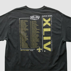 New Orleans Saints Reebok 2010 T-shirt Black Vintage | Fanatics