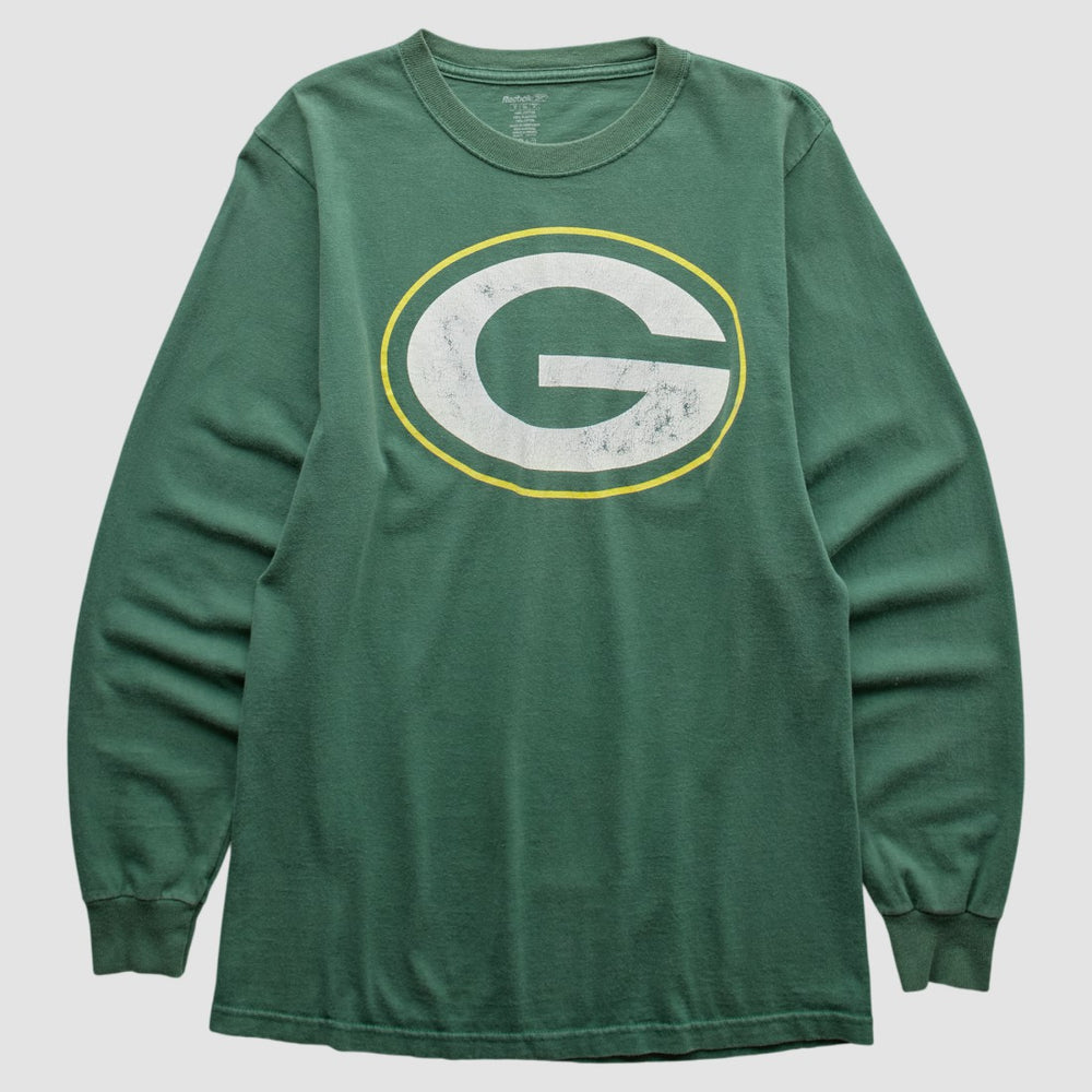 Green Bay Packers Reebok 2000s Long Sleeve T-shirt Green Vintage | Fanatics
