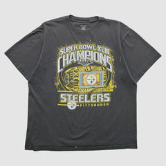 Pittsburgh Steelers Reebok 2009 T-shirt Black Vintage | Fanatics