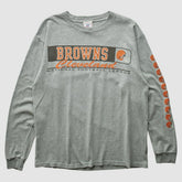 Cleveland Browns NFL 2000s Long Sleeve T-shirt Heather Gray Vintage | Fanatics