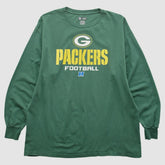 Green Bay Packers NFL 2010s Long Sleeve T-shirt Green Vintage | Fanatics