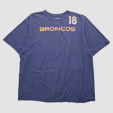 Denver Broncos Reebok 2010s T-shirt Navy Vintage | Fanatics