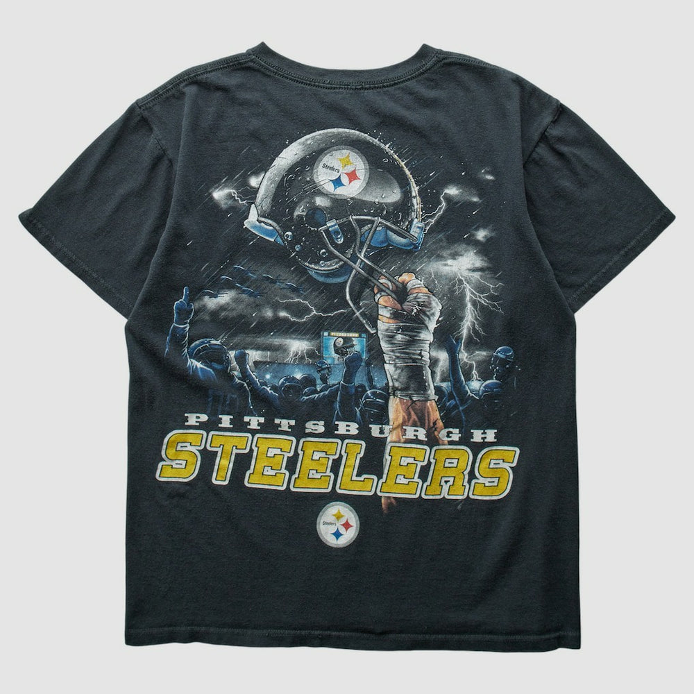 Pittsburgh Steelers 2000s T-shirt Black Vintage | Fanatics
