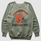 Cleveland Browns 1986 Pullover Sweatshirt Olive Vintage | Fanatics