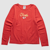 Kansas City Chiefs NFL 2000s Long Sleeve T-shirt Red S Vintage | Fanatics