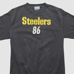 Hines Ward Reebok 2000s T-shirt Black Vintage | Fanatics