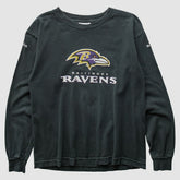 Baltimore Ravens Reebok 2000s Long Sleeve T-shirt Black Vintage | Fanatics