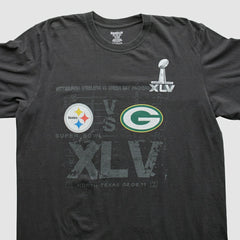 Superbowl XLV Reebok 2011 Long Sleeve T-shirt Black Vintage | Fanatics