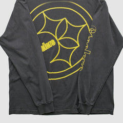 Pittsburgh Steelers Reebok 2000s Long Sleeve T-shirt Charcoal Vintage | Fanatics