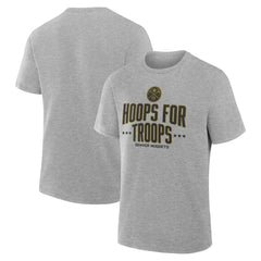 Denver Nuggets Hoops For Troops T-Shirt Gray - NBA