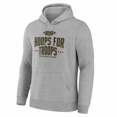 New Orleans Pelicans Hoops For Troops Hoodie Gray - NBA