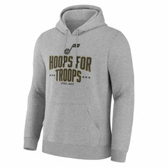 Utah Jazz Hoops For Troops Hoodie Gray - NBA