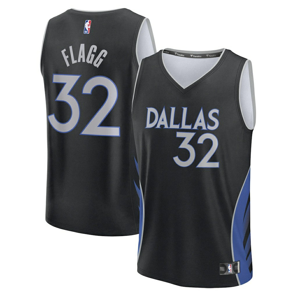 Cooper Flagg Dallas Mavericks 2025/26 City Edition Fast Break Jersey Black - NBA
