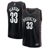 Nic Claxton Brooklyn Nets 2025/26 City Edition Fast Break Jersey Black - NBA