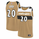 Alex Sarr Washington Wizards 2025/26 City Edition Fast Break Jersey Gold - NBA