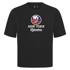 New York Islanders Levelwear Team Surge Luxe Signature Knit T-Shirt - Black - NHL