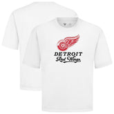 Detroit Red Wings Levelwear Team Surge Luxe Signature Knit T-Shirt - White - NHL