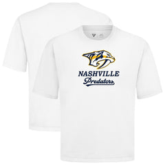Nashville Predators Levelwear Team Surge Luxe Signature Knit T-Shirt - White - NHL