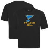 St. Louis Blues Levelwear Team Surge Luxe Signature Knit T-Shirt - Black - NHL