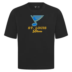 St. Louis Blues Levelwear Team Surge Luxe Signature Knit T-Shirt - Black - NHL
