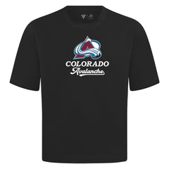 Colorado Avalanche Levelwear Team Surge Luxe Signature Knit T-Shirt - Black - NHL