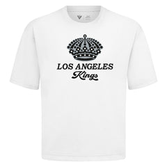 Los Angeles Kings Levelwear Team Surge Luxe Signature Knit T-Shirt - White - NHL