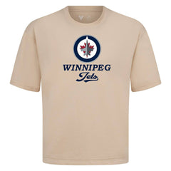 Winnipeg Jets Levelwear Team Surge Luxe Signature Knit T-Shirt - Khaki - NHL