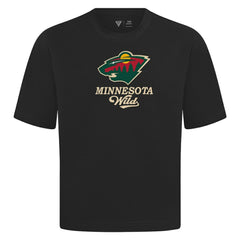 Minnesota Wild Levelwear Team Surge Luxe Signature Knit T-Shirt - Black - NHL